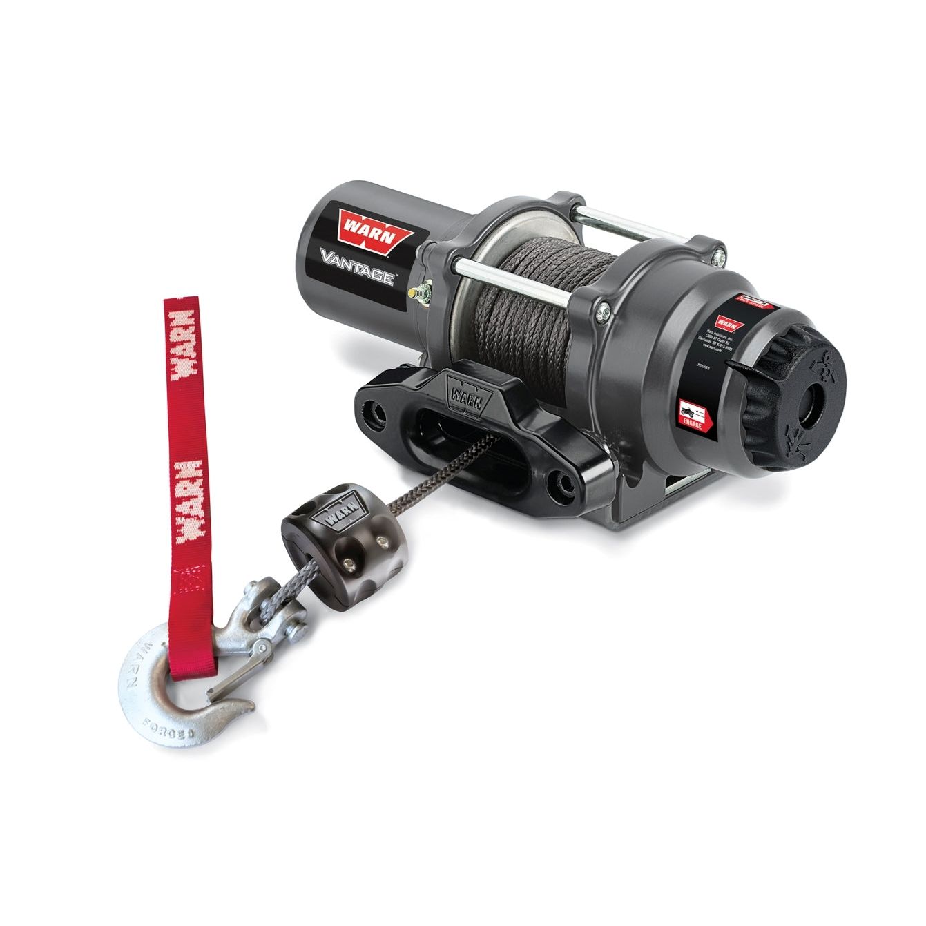 WARN. WINCH HOOK BUMP STOP