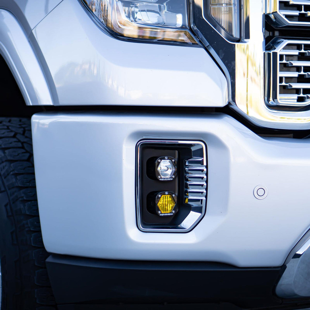 طقم مصابيح الضباب المزدوجة GMC S1 - GMC Sierra 1500 موديل 2019-2022