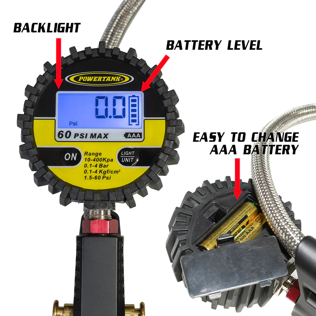 OVERLANDER SAFETY SERIES - 60 PSI DIGITAL VENTOSO TIRE INFLATOR