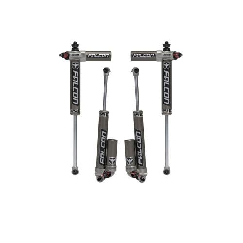 JK 2dr: Falcon SP2 3.3 Fast Adjust Piggyback Shock Kit (1.5–2.5” Lift)