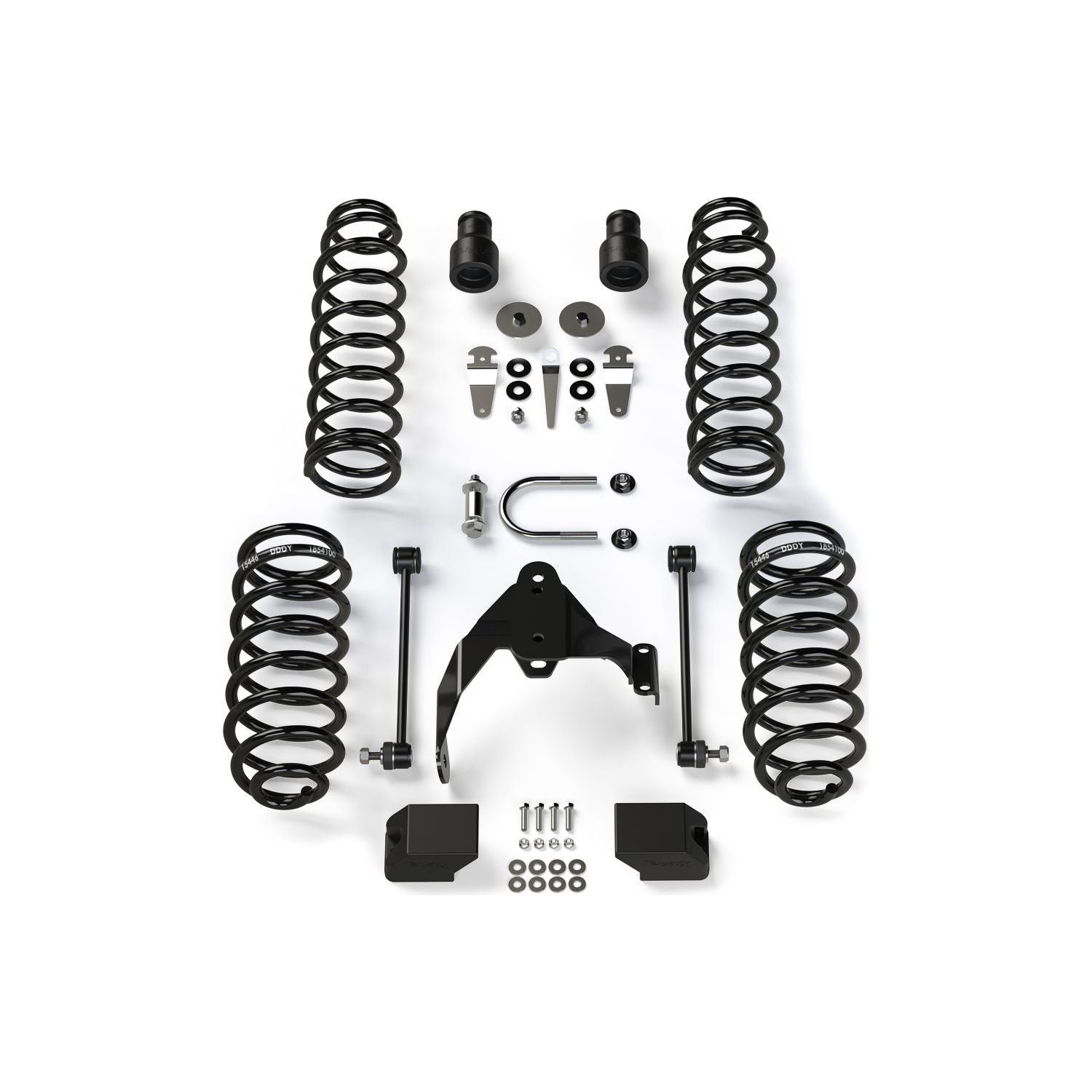 JK 4dr: 2.5” Coil Spring Base Lift Kit – No Shocks or Shock Extensions