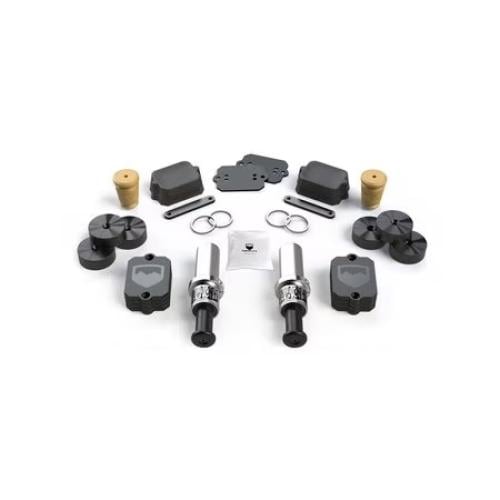 JL: 3" Stroke Speed Bump Progressive Bump Stop Kit – Front & Rear (4.5" Lift)