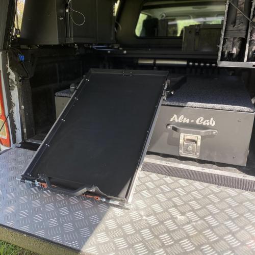 ALU-CAB TILTING FRIDGE SLIDE 80L, BLACK
