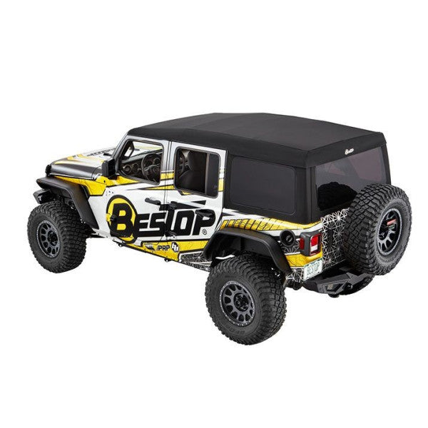 Bestop Jeep Wrangler JL 4DR 18-26 Supertop Ultra, Soft Top, Black Twill Premium
