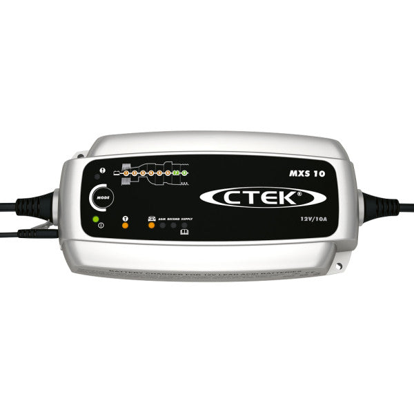 CTEK MXS 10, 12V Battery Charger & Maintainer, 10A, UK Plug