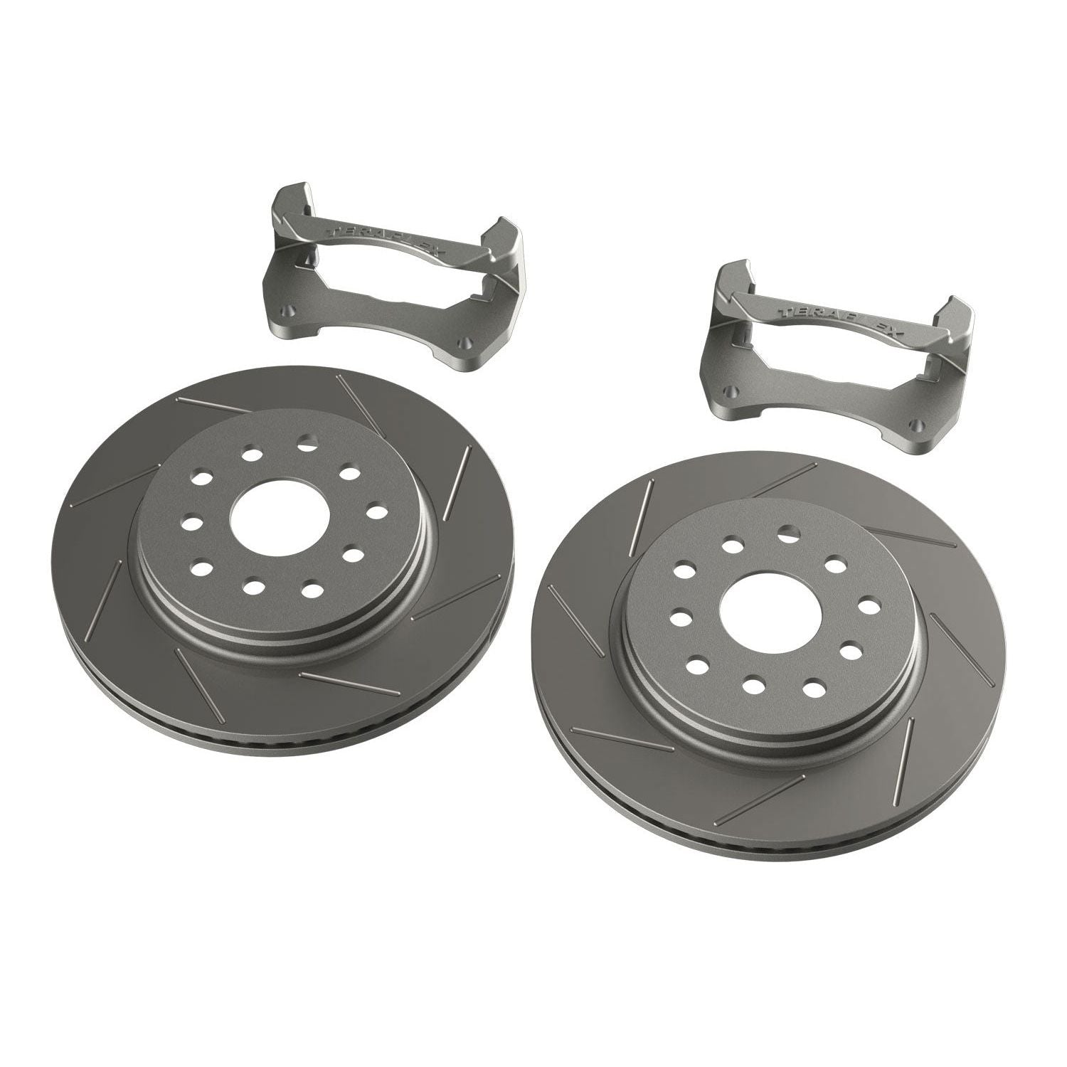 JK: Front Performance Big Rotor Kit w/ Slotted Rotors – 5x5” & 5x5.5”
