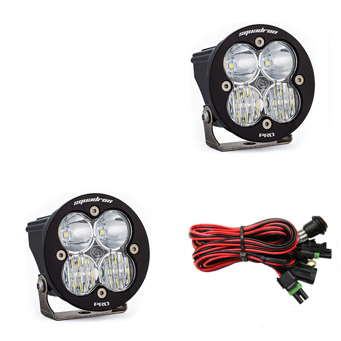 Squadron Pro Black LED Auxiliary Light Pod (Pair) Universal