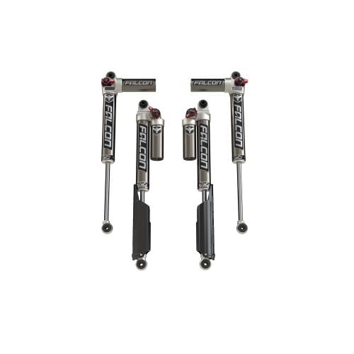 JL 4dr: Falcon SP2 3.3 Fast Adjust Piggyback Shock Kit (2–4.5” Lift)