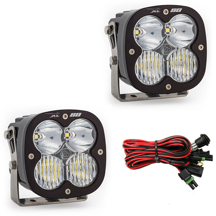 XL 80 LED Auxiliary Light Pod Pair - Universal