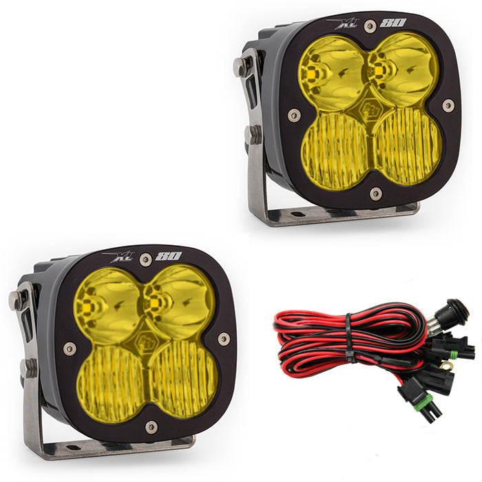 XL 80 LED Auxiliary Light Pod Pair - Universal