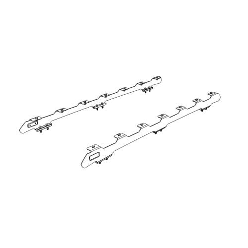 Chev Silverado / GMC Sierra 1500CCab (2014-2025) Low Foot Rails - FACS001 (only Foot Rail without roof rack)