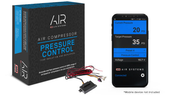 التحكم في ضغط ARB (مع تطبيق COMPRESSOR CONNECT)