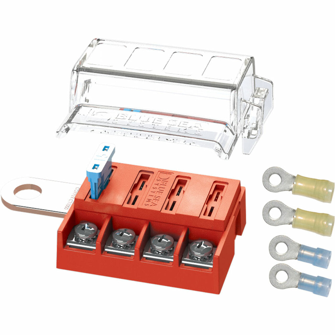 ST Blade Battery Terminal Mount Fuse Block Kit