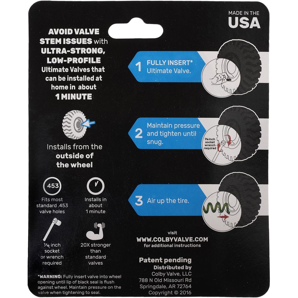 Colby Ultimate Valve System 2-Pack