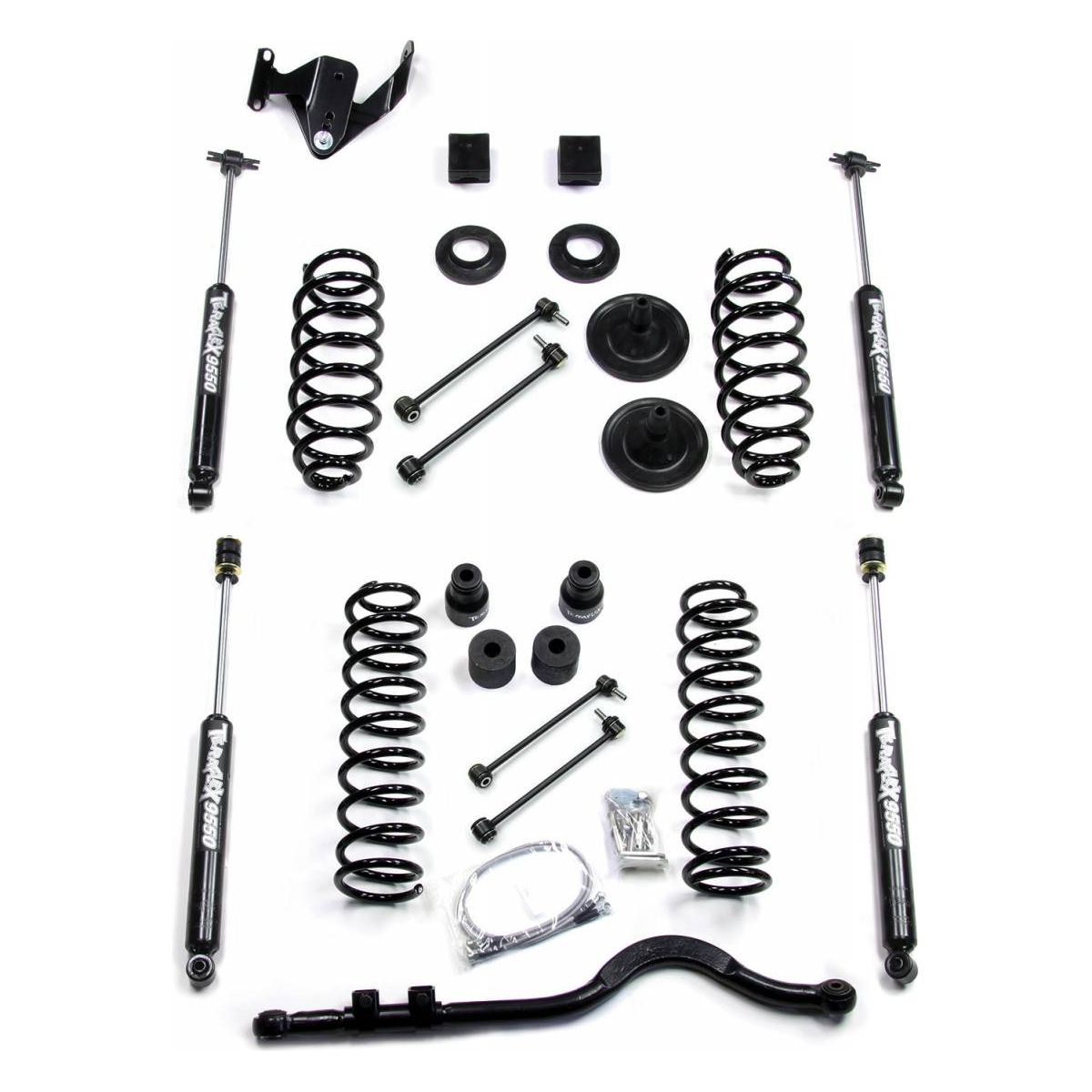 Jeep JK 2 Door 3 Inch Lift Kit W/9550 Shocks And Trackbar 07-18 Wrangler JK TeraFlex