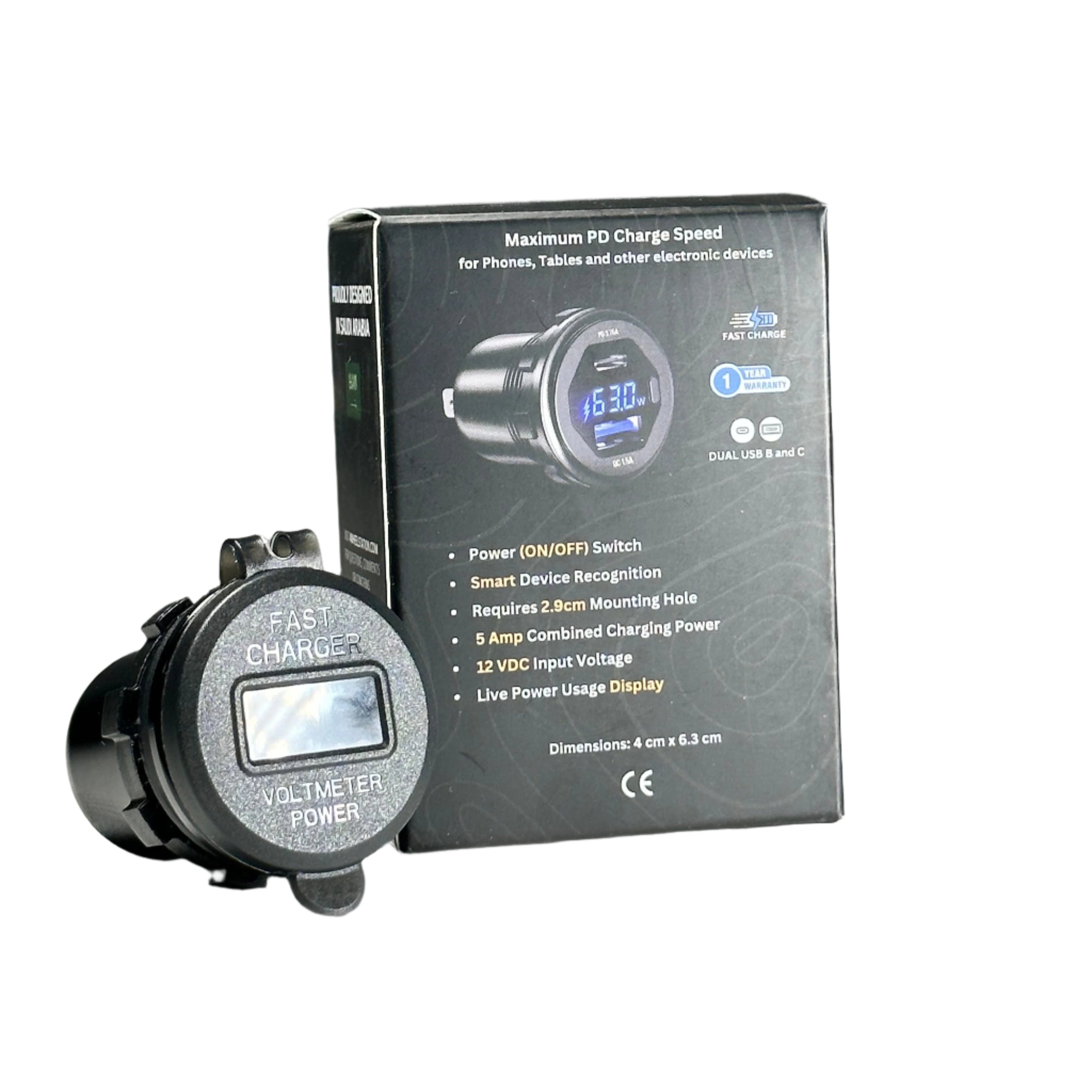 FAST CHARGER Dual USB B&C