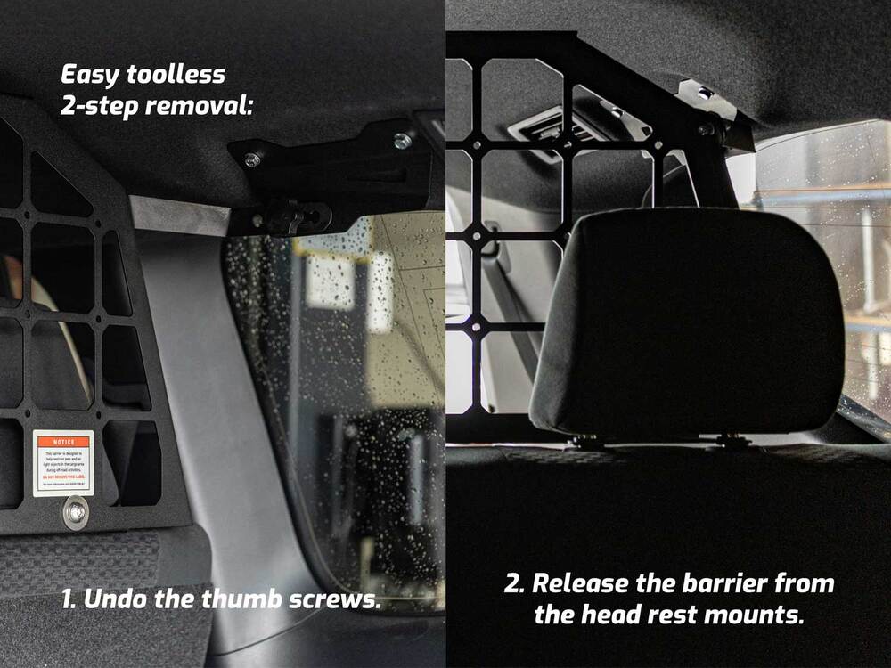 Light Cargo & Pet Barrier to suit Toyota LandCruiser LC300