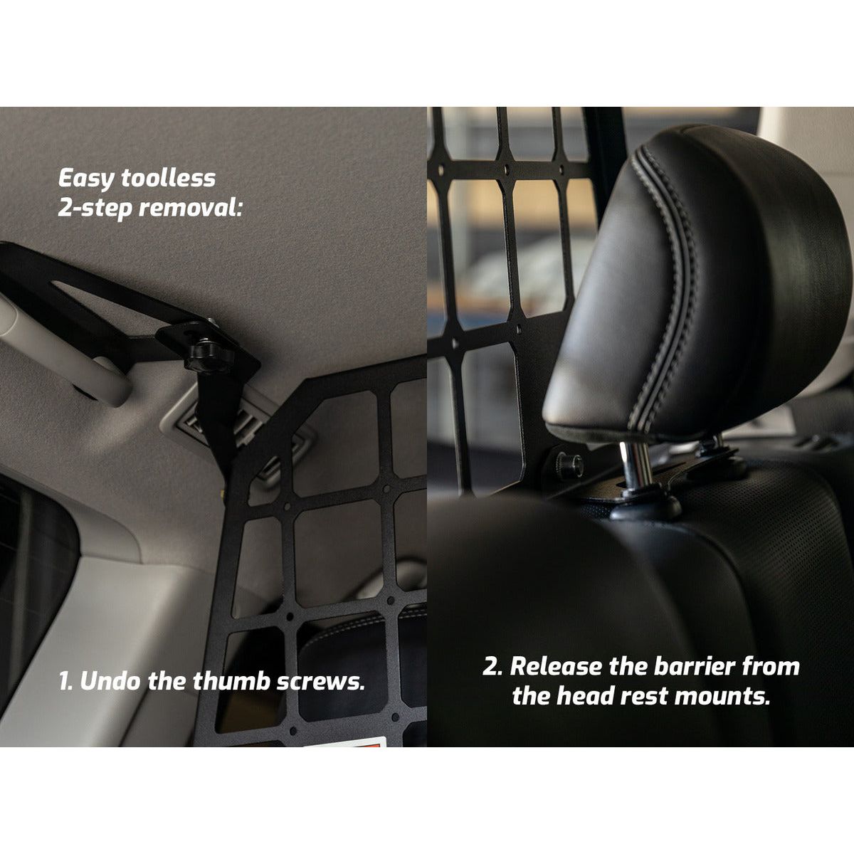 Light Cargo & Pet Barrier to suit Toyota Prado 150