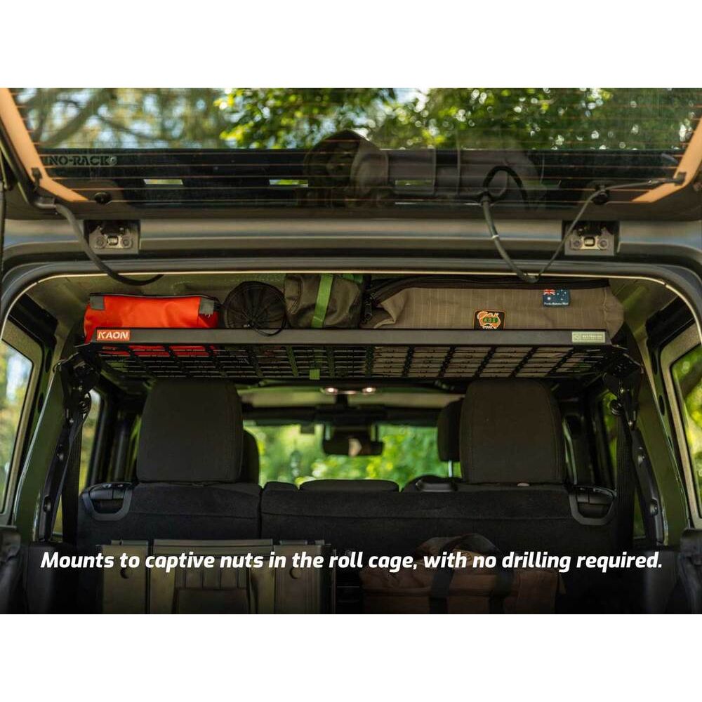 Standalone Rear Roof Shelf to suit Jeep Wrangler
