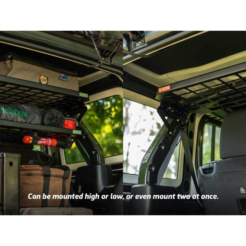 Standalone Rear Roof Shelf to suit Jeep Wrangler