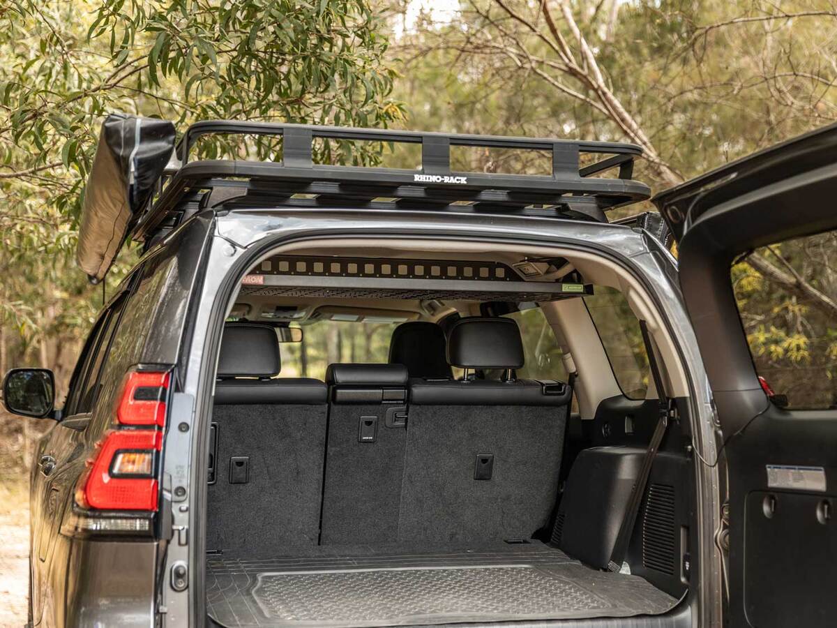 Standalone Rear Roof Shelf to suit Toyota Prado 150