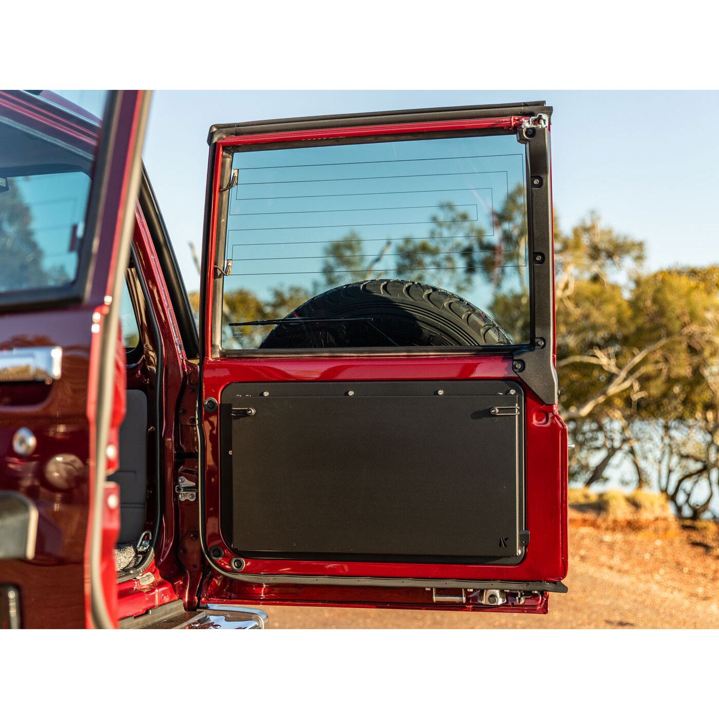 Rear Door Drop Down Table & Door Cards to suit Toyota Land Cruiser 70 Series