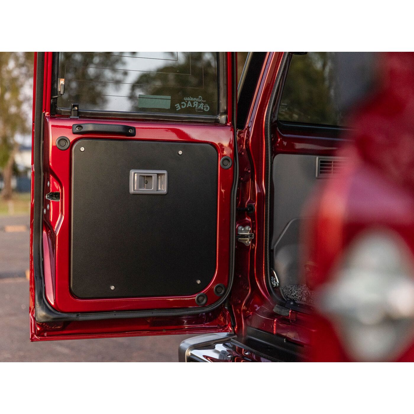 Rear Door Drop Down Table & Door Cards to suit Toyota Land Cruiser 70 Series