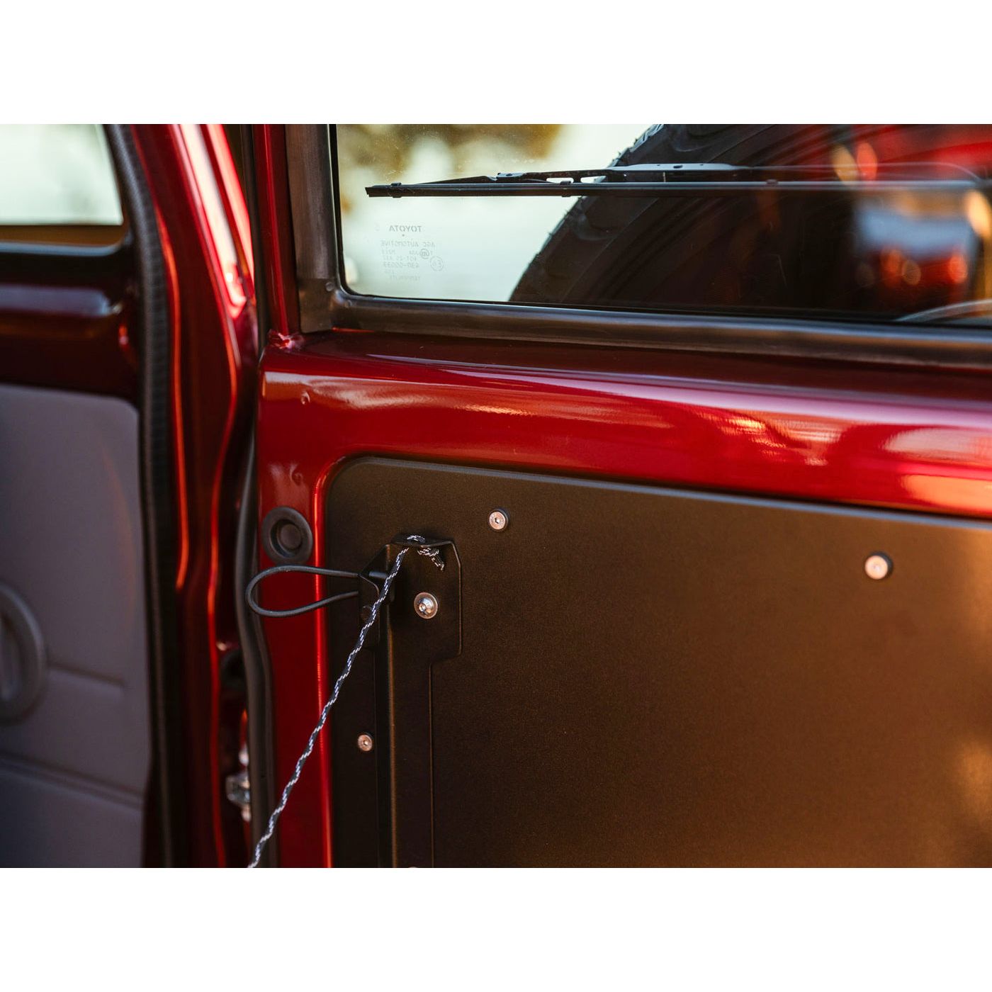 Rear Door Drop Down Table & Door Cards to suit Toyota Land Cruiser 70 Series