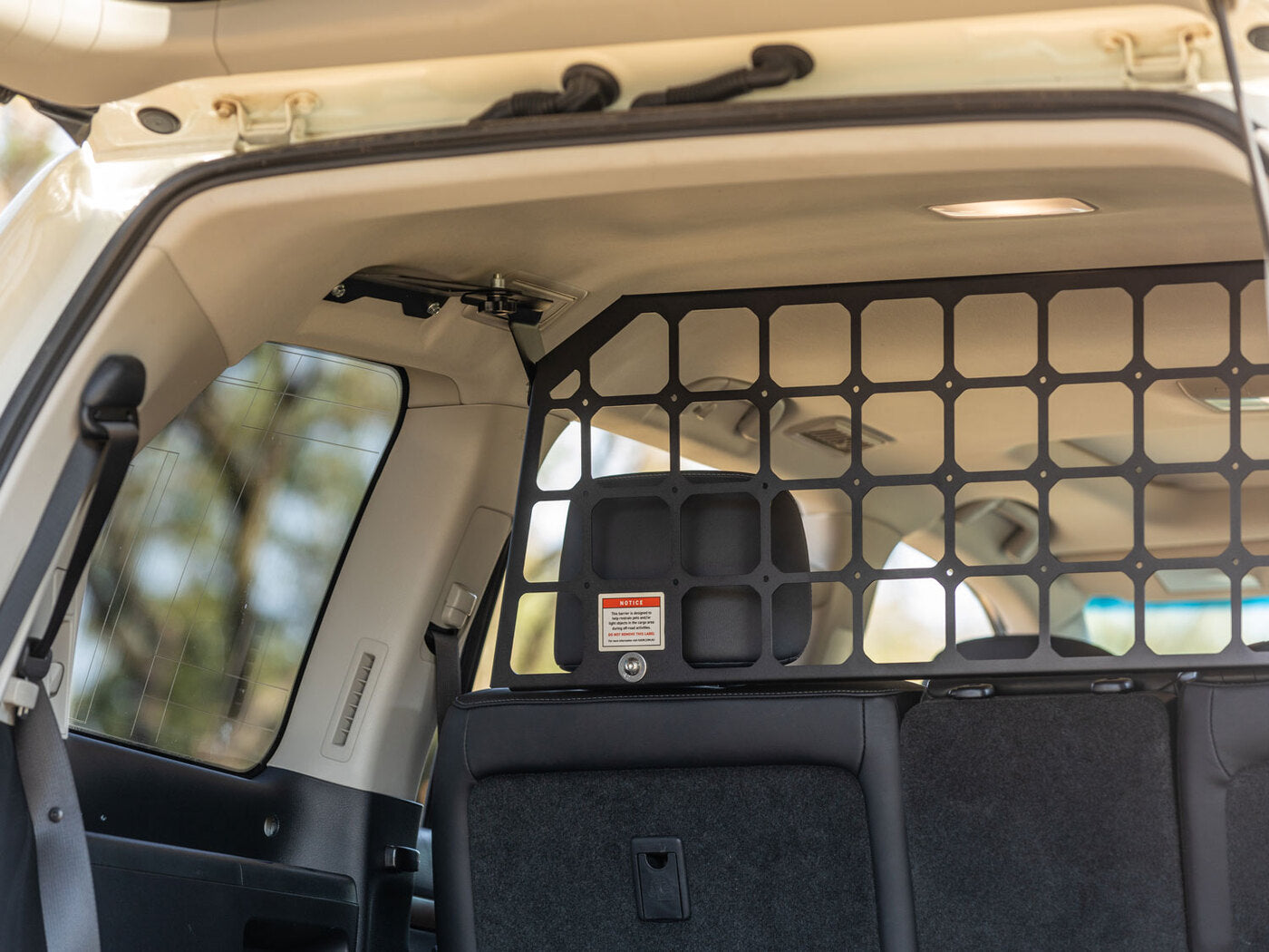 Light Cargo & Pet Barrier to suit Toyota LandCruiser LC200