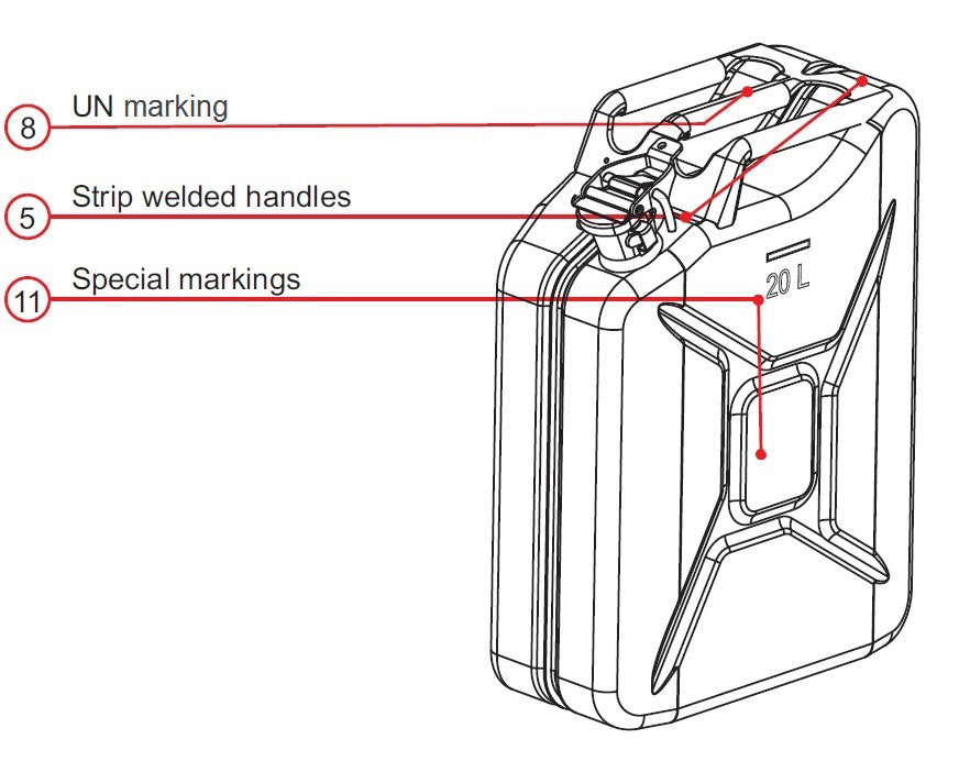 جيري كان (20 لترًا)