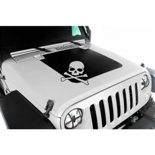 Rugged Ridge Hood Decal Skull 07-18 Jeep Wrangler