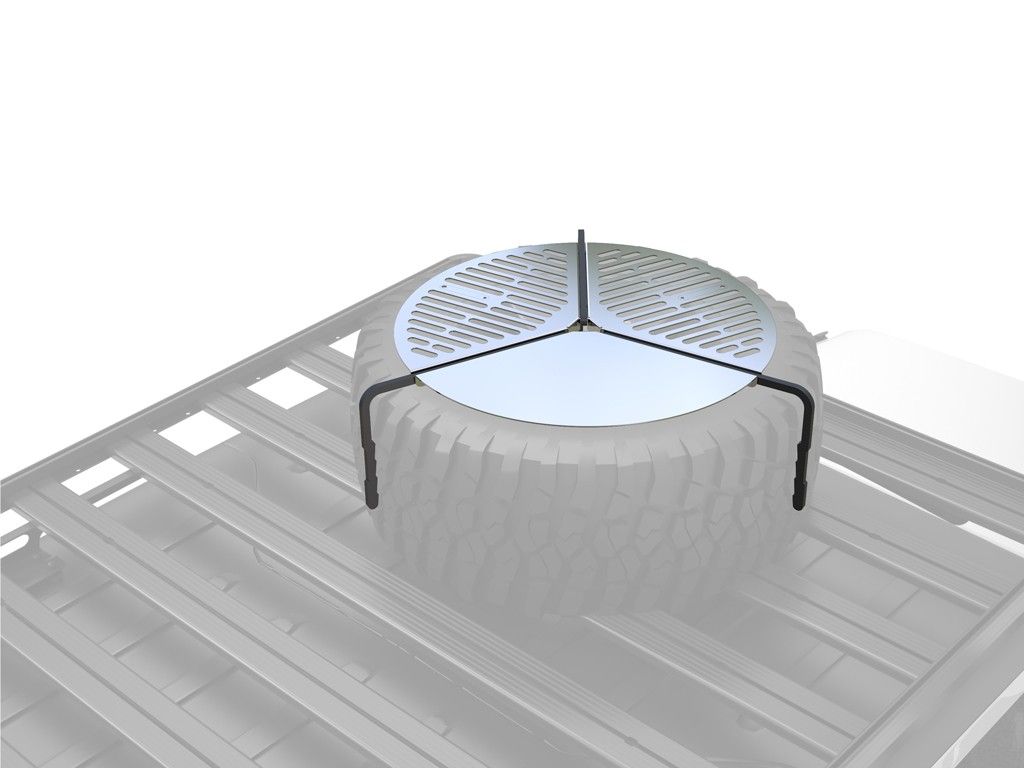 SPARE TIRE MOUNT BRAAI/BBQ GRATE