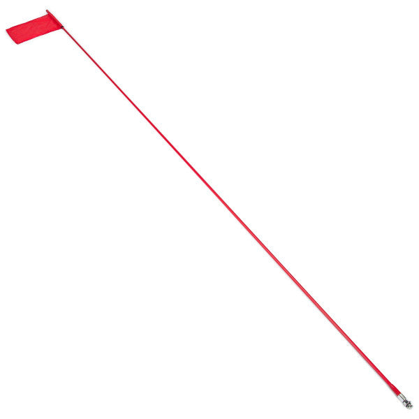 AOR Off Road 9ft Red Flag Pole with Flag, Made in USA