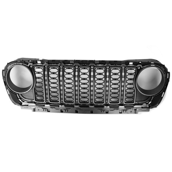 Jeep Wrangler JL & Gladiator JT 18-23, 2024+ Face Lift Grill Without Camera Hole