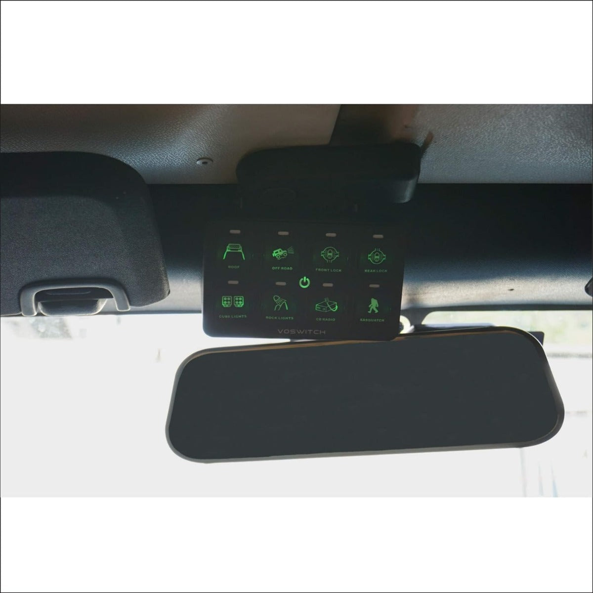 VOSWITCH 8 Switch Programmable Switch Panel, Jeep Wrangler JK 07-17