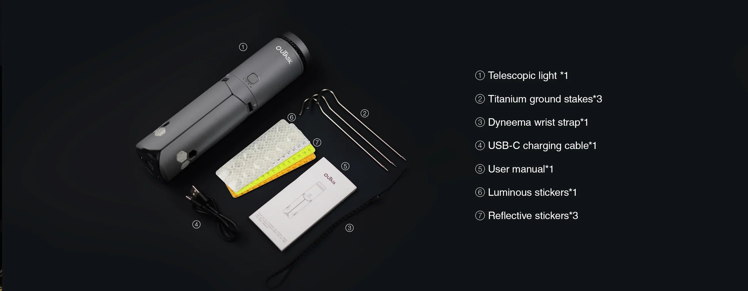 ouTask Portable Outdoor Light