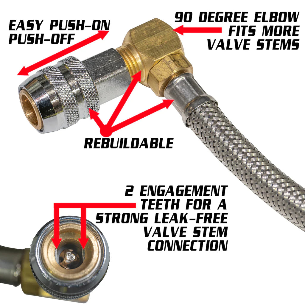 تروبر - منفاخ الإطارات التناظري فينتوسو 60 رطل لكل بوصة مربعة