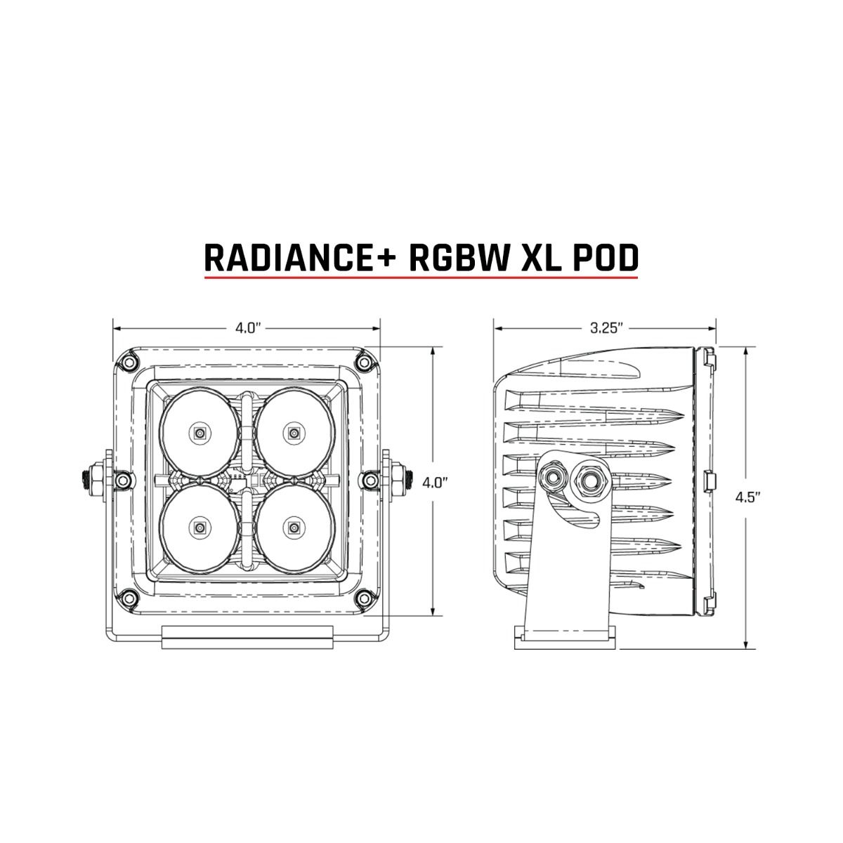 Radiance+ RBGW Pod XL - زوج