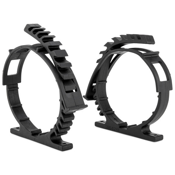 Rubber Clamp Mount, 64 to 240mm, Pair