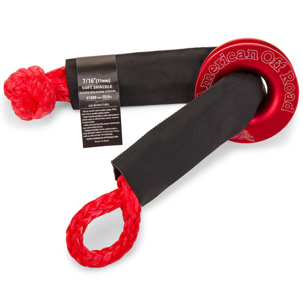 Sheathed Head Soft Shackle + Snatch Ring - 18.63 T