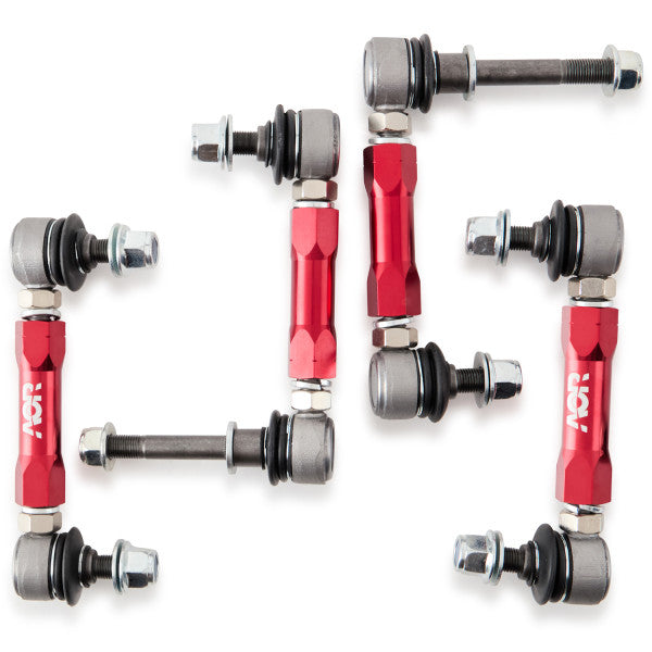 Tank 300 20-26 HD Adjustable Front & Rear Sway Bar Links, Red