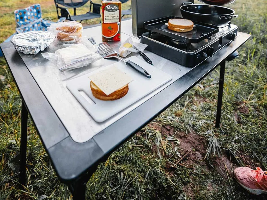 PRO STAINLESS STEEL  CAMP TABLE KIT (Under-Rack Table)