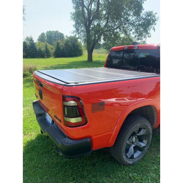 Dodge Ram 19-25, 5.7 Feet Bed, Premium Pro Low Profile Hard Fold Tonneau Cover