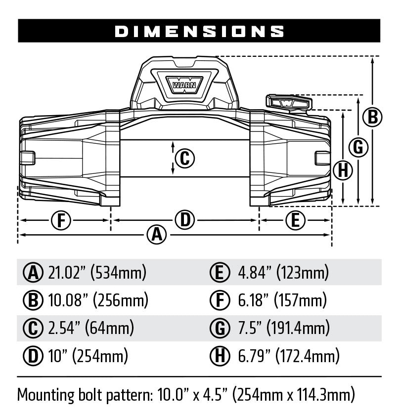 Warn VR EVO 10-S