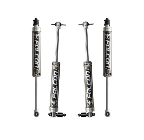 JK 2dr: Falcon SP2 2.1 Monotube Shock Kit (1.5–2.5" Lift)