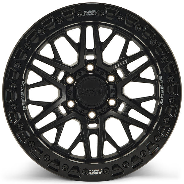 ALPHA Forged Off Road Wheel, Tank 300, 17x9, 6x139.7, ET-20, CB106.1, Beadlock, Matt Black