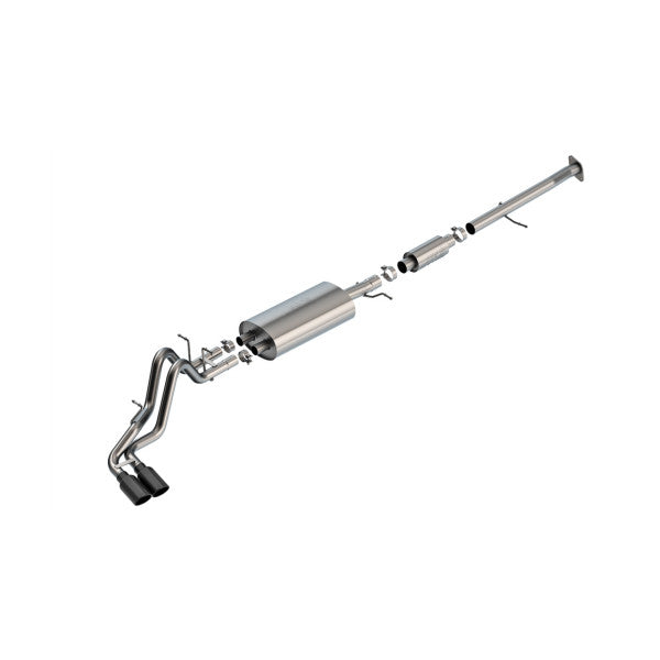 Chevrolet Colorado / GMC Canyon 23-26 2.7L S-Type Cat-Back Exhaust System, Twin Pipes, Black