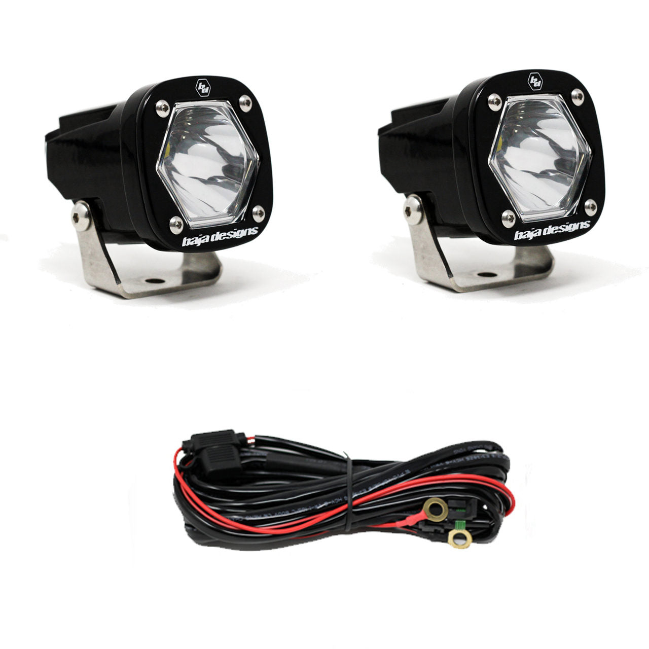 S1 BLACK LED AUXILIARY LIGHT POD (PAIR)