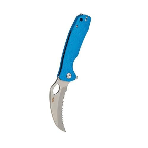 [HB1140] HB1140 Honey Badger Claw L/R Large - Blue Serrated