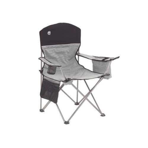 Coleman Cooler Quad Chair - Grey & Black
